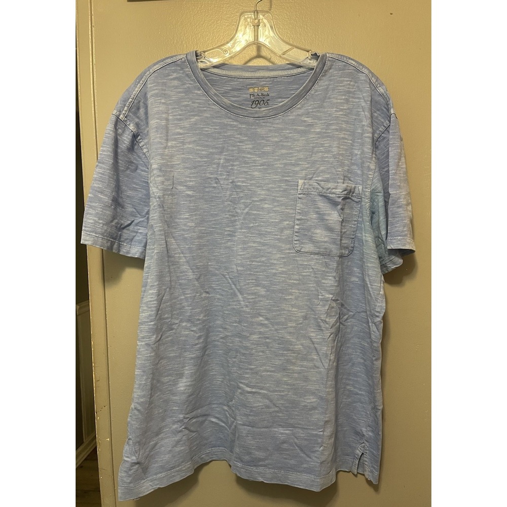 Jos. A. Bank 1905 Pocket T-Shirt Mens XL Blue Tailored Fit Short Sleeve Pullover